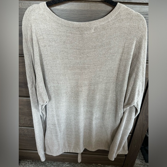 Barefoot Dreams Beach Rock Scoop Neck Pullover - Picture 2 of 3